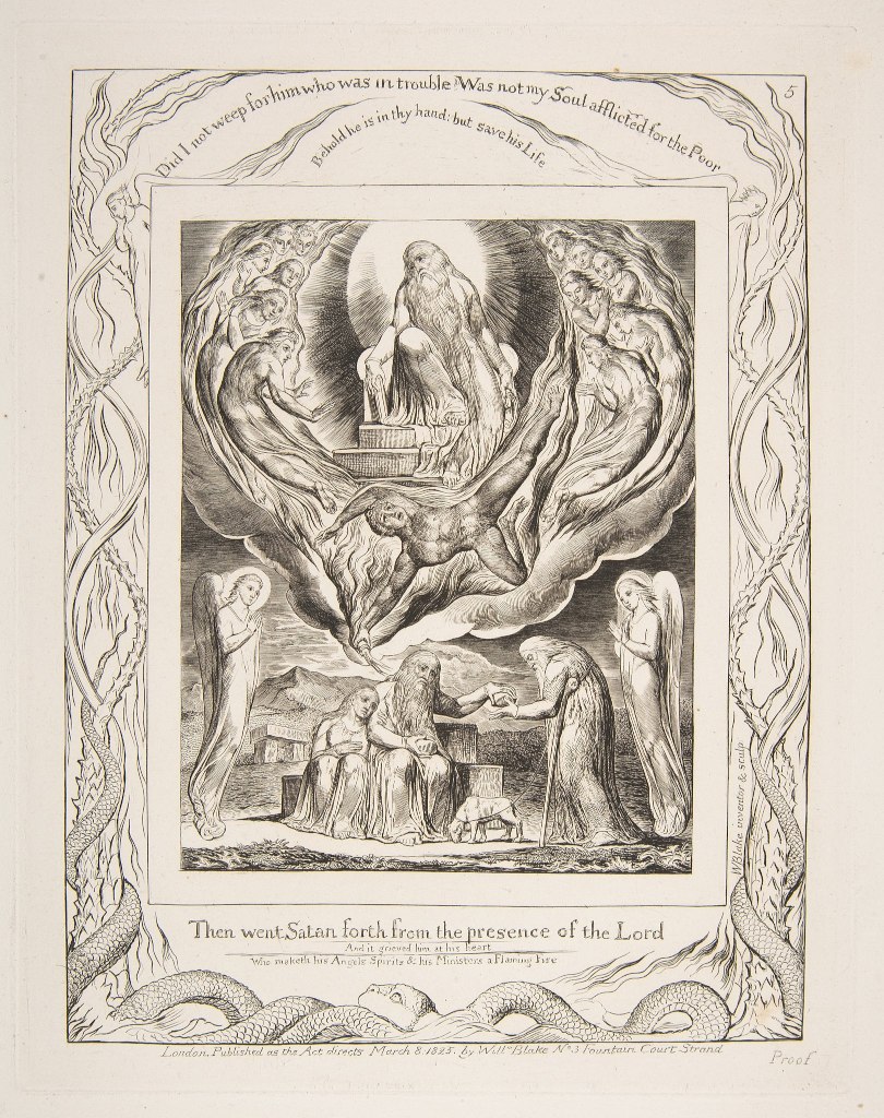 William Blake The Book Of Job 05