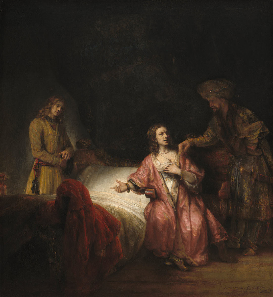 Rembrandt Harmensz. van Rijn: Joseph Accused by Potiphar's wife