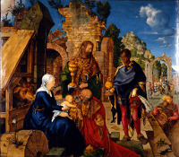 Albrecht Dürer: The Adoration of the Magi (oil)