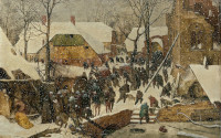 Pieter Bruegel the Elder: The Adoration of the Magi in the snow
